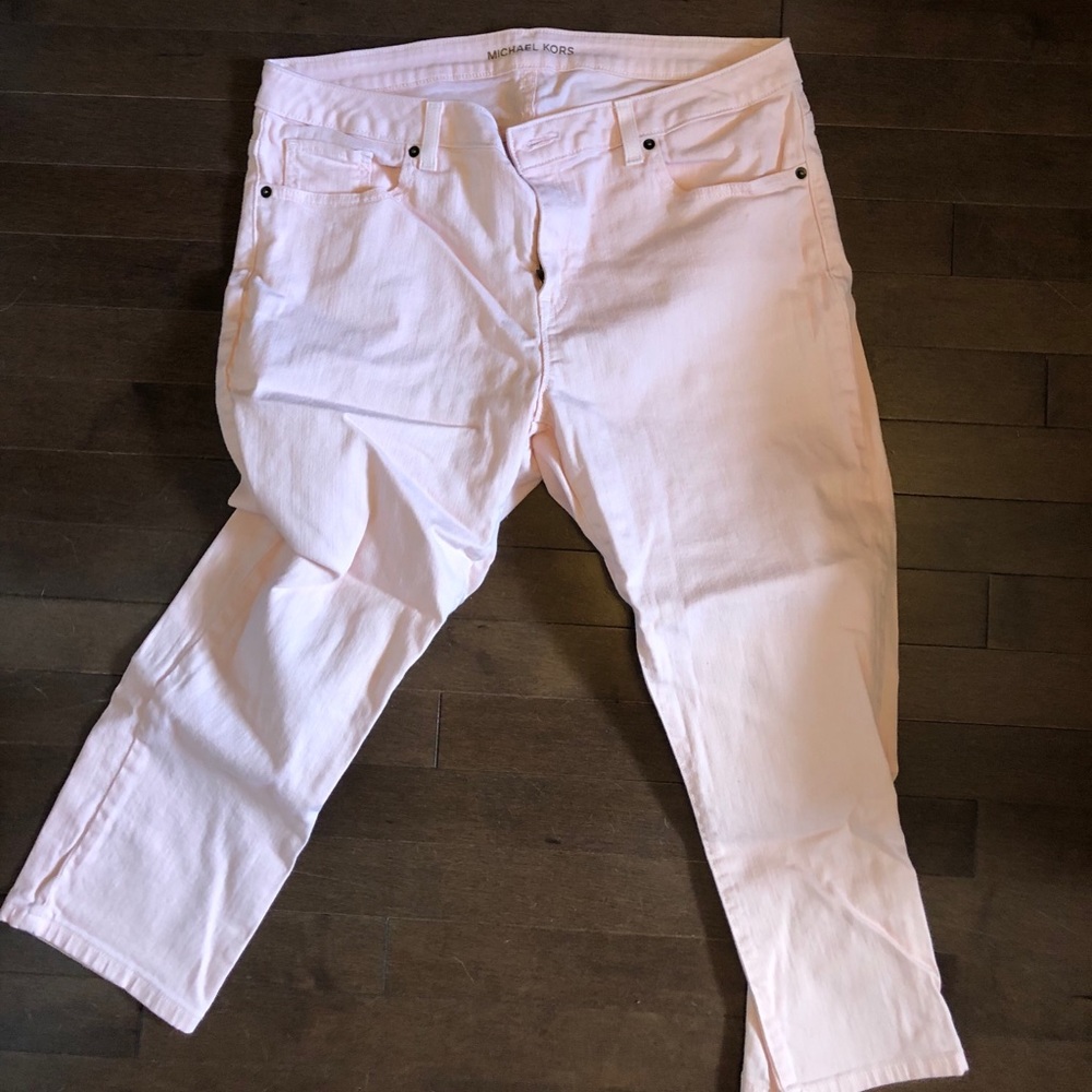 Pink Michael Kors Jean Capris